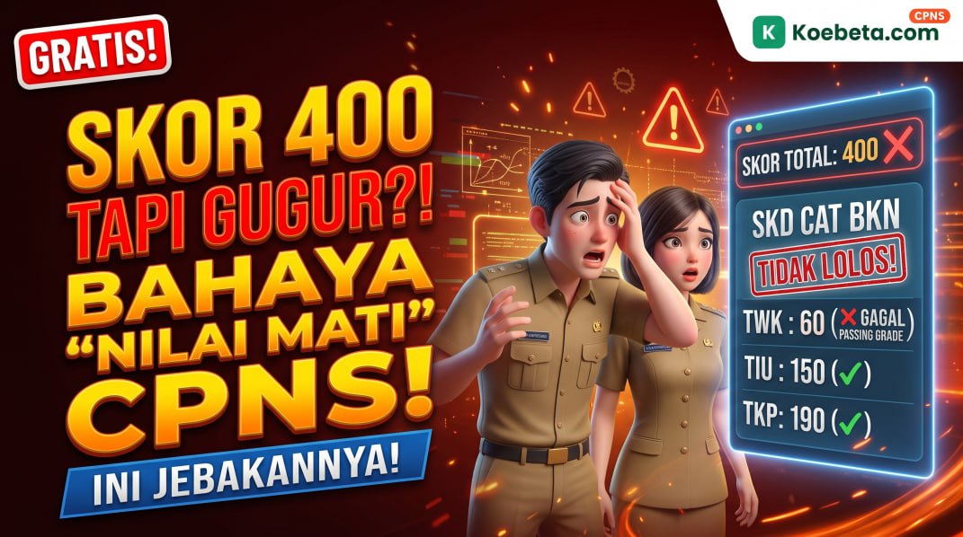 Skor Total 400 Tapi Gagal Lolos? Ini Jebakan "Nilai Mati" SKD CPNS yang Bikin Nangis!