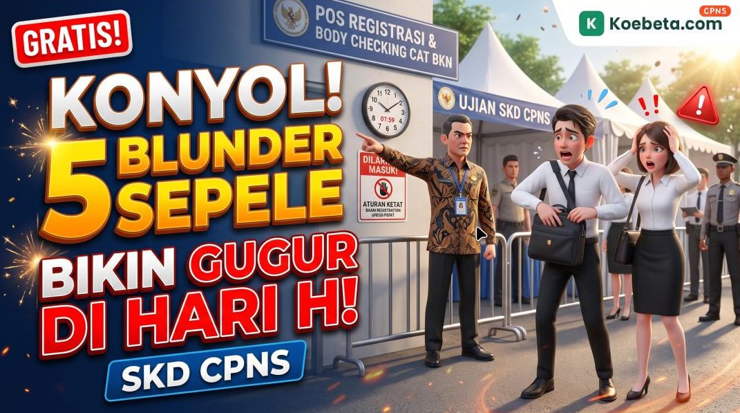 Konyol! 5 Blunder Sepele yang Sering Bikin Peserta Gugur Sebelum Perang di Hari H SKD CPNS