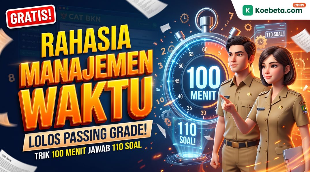 Bukan Cuma Pintar! Ini Rahasia Manajemen Waktu Lolos Passing Grade CAT BKN