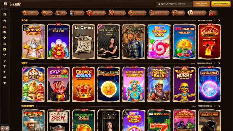 Guide to lizaro casino login