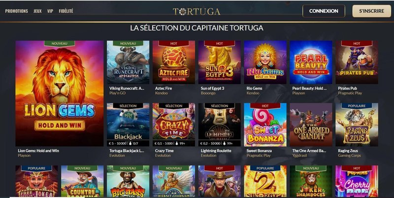 France - tortuga casino application
